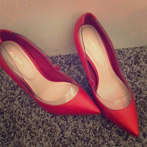Aldo red heels
